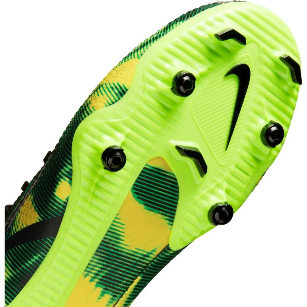 Nike Junior Phantom Gt2 Academy DF SW FG-MG - Black-Green Strike
