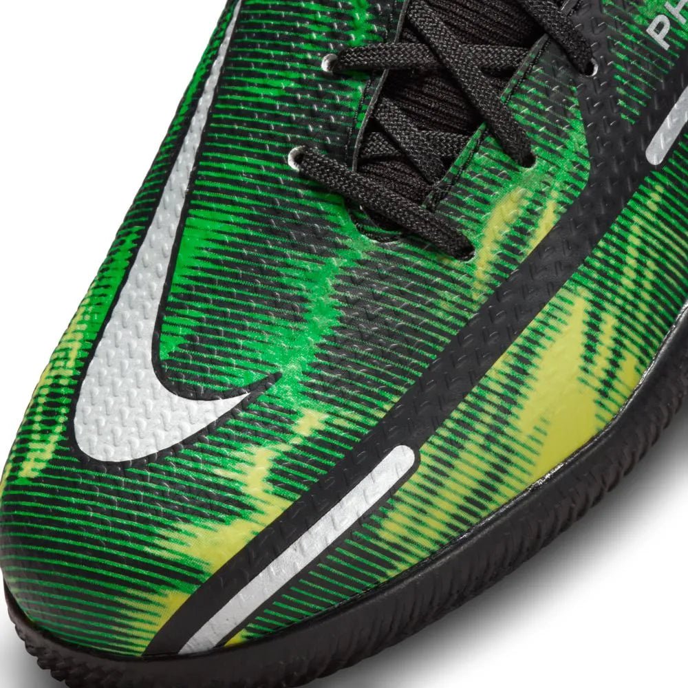 Nike Junior Phantom GT2 Academy DF SW IC - Black-Green Strike
