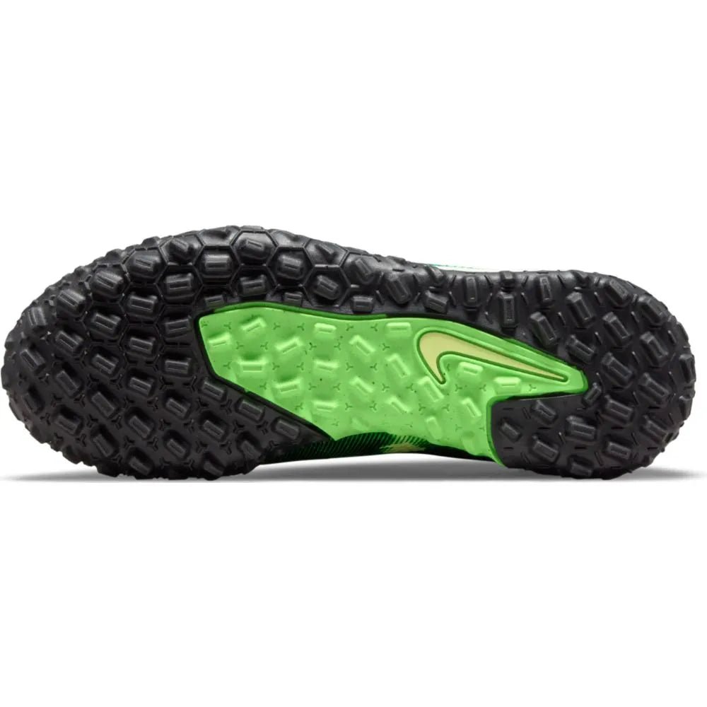 Nike Junior Phantom GT2 Academy DF SW TF - Black-Green Strike