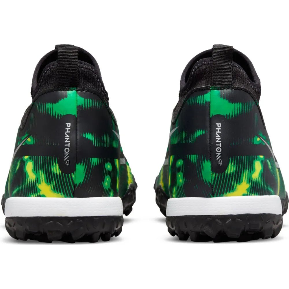Nike Junior Phantom GT2 Academy DF SW TF - Black-Green Strike