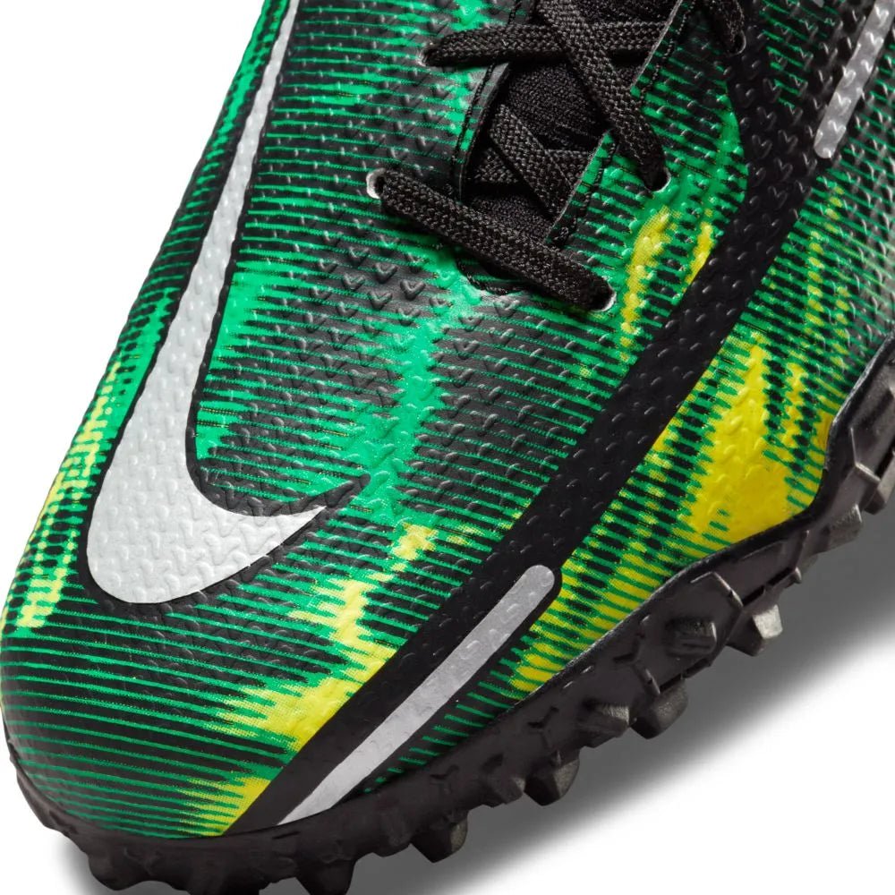 Nike Junior Phantom GT2 Academy DF SW TF - Black-Green Strike