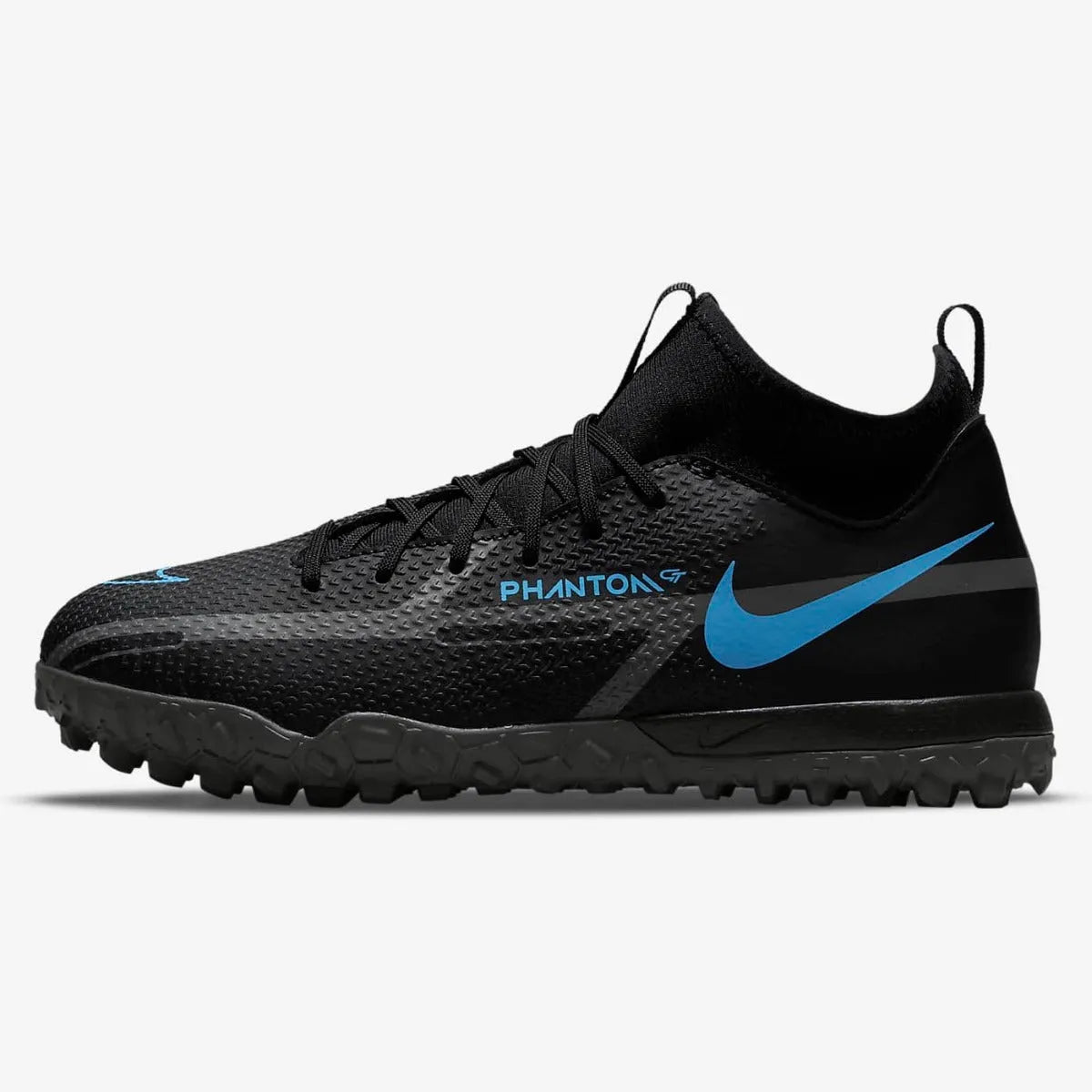 Nike Junior Phantom Gt2 Academy DF TF - Black-Blue