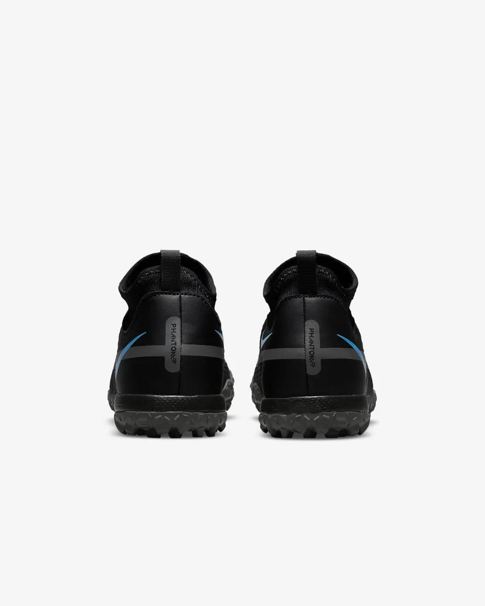 Nike Junior Phantom Gt2 Academy DF TF - Black-Blue
