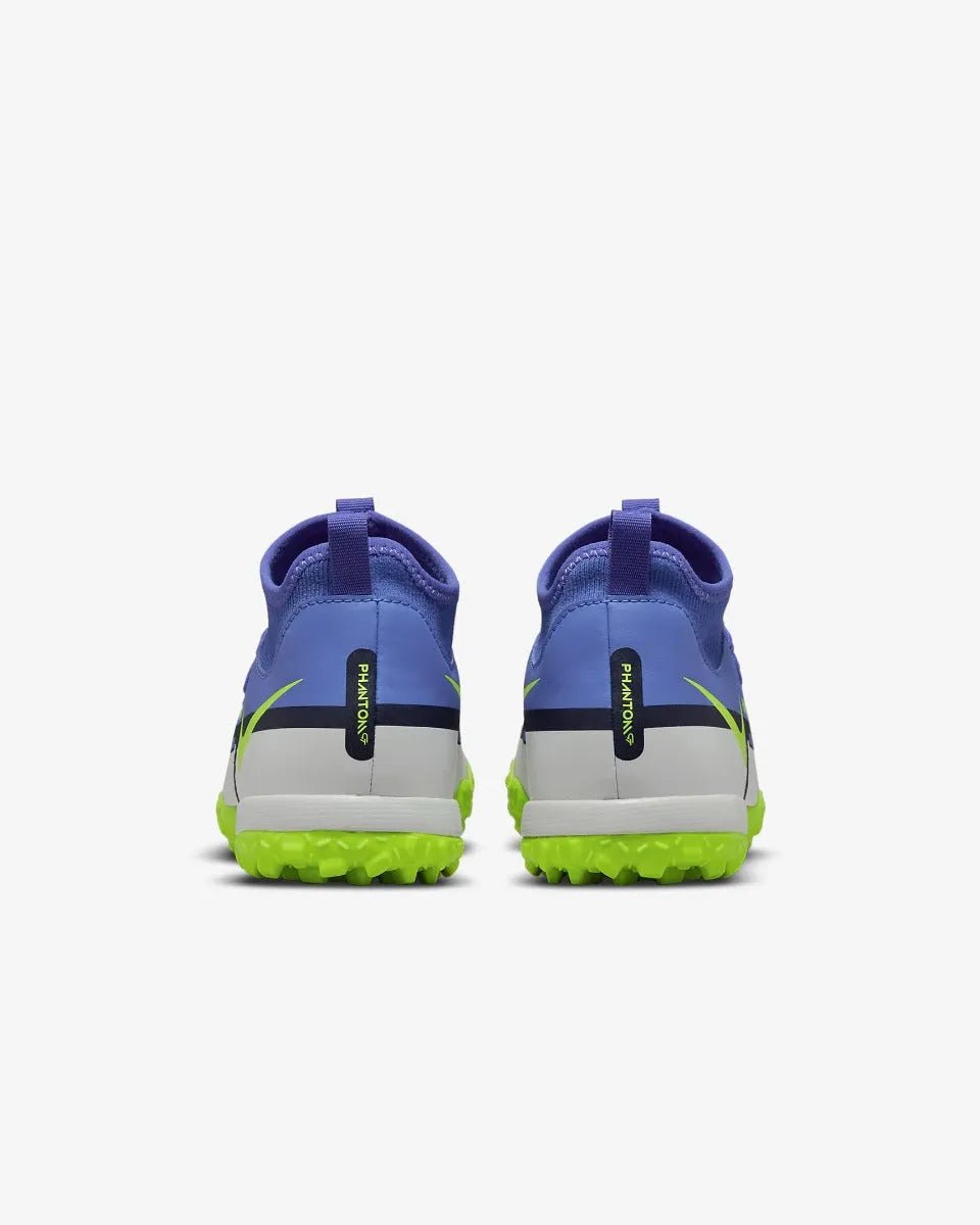 Nike Junior Phantom Gt2 Academy DF TF - Sapphire-Volt-Grey