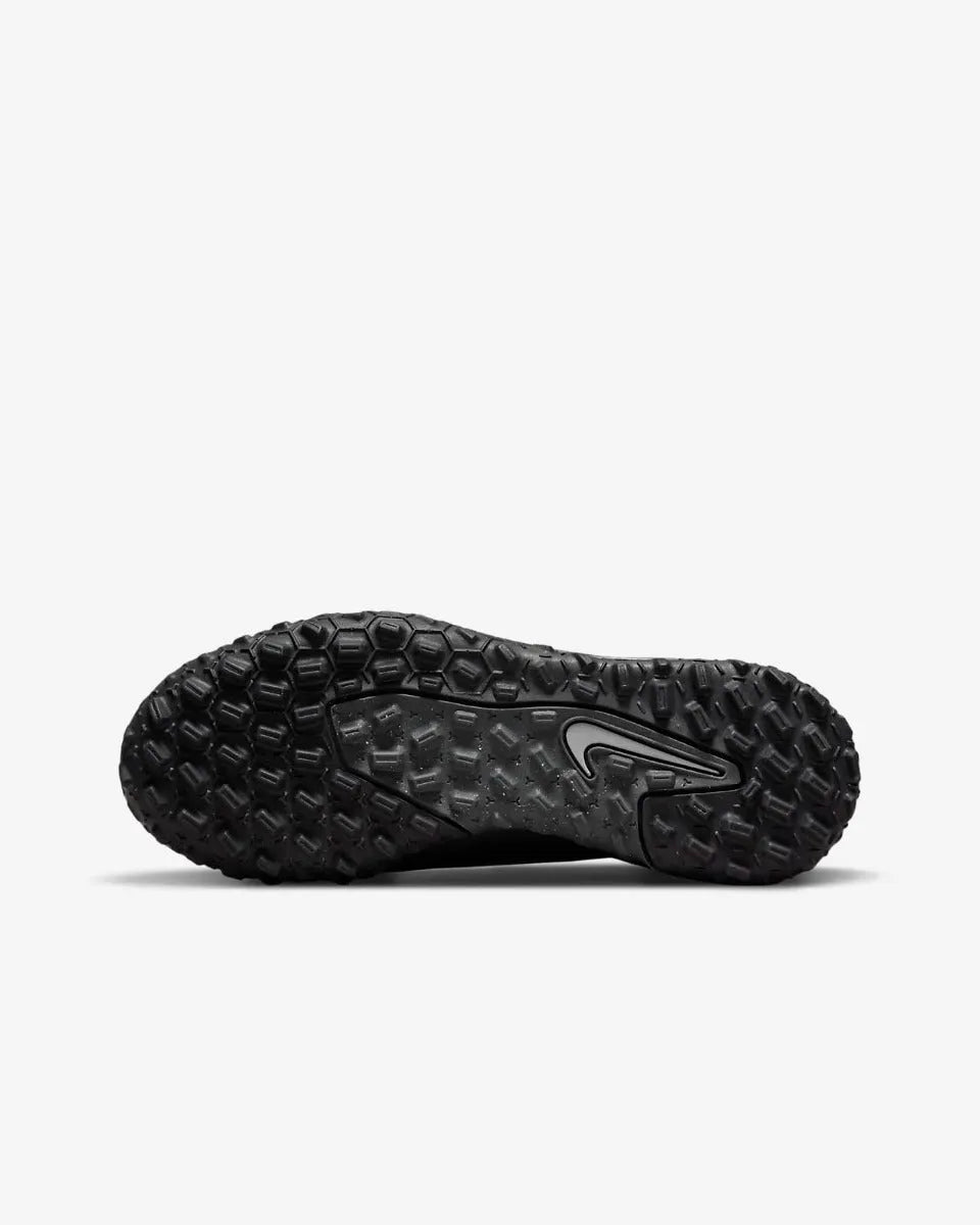 Nike Junior Phantom GT2 Academy DF Turf - Black-Dark Grey-Gold