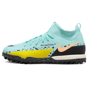 Nike Junior Phantom GT2 Academy DF Turf Glacier Ice-Black Yellow