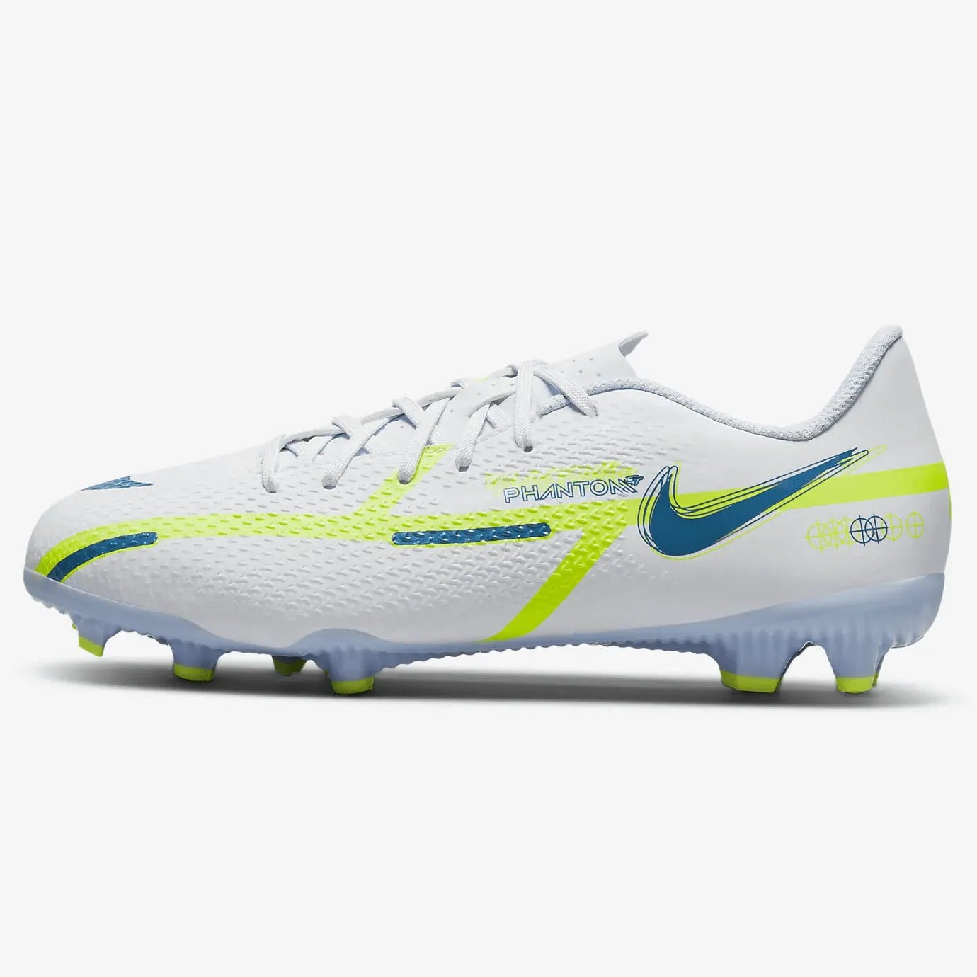 Nike Junior Phantom GT2 Academy FG-MG - Grey-Blue