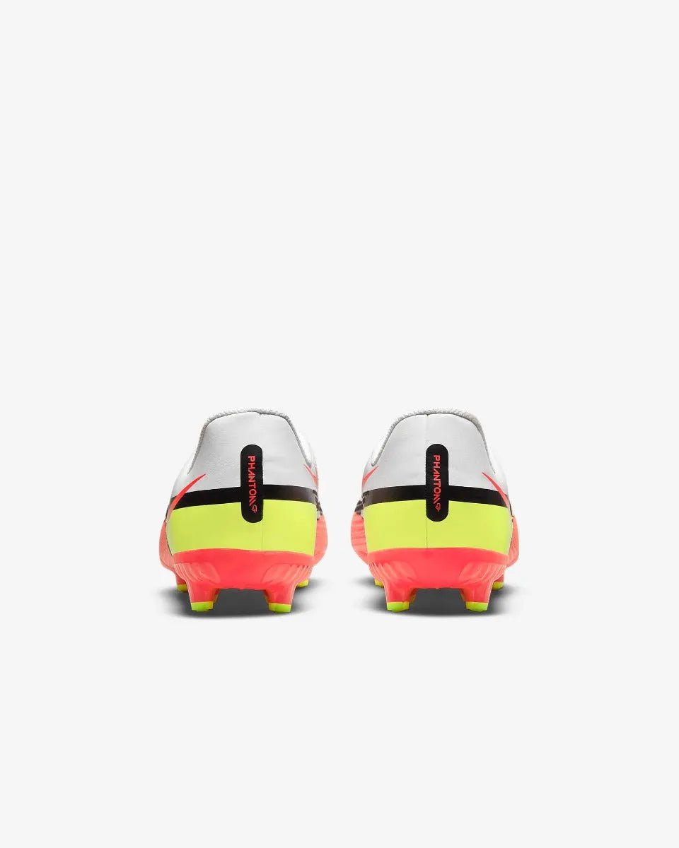 Nike Junior Phantom GT2 Academy FG-MG - White-Volt-Crimson