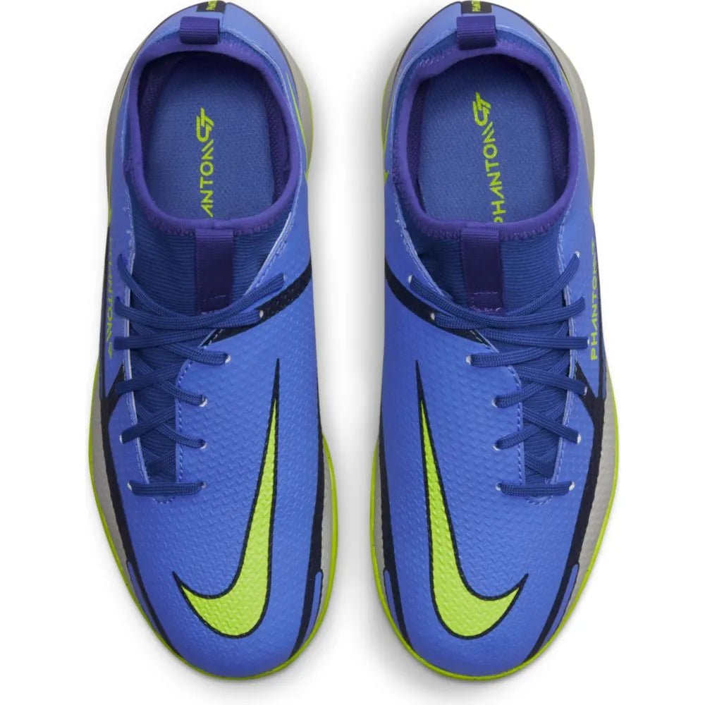 Nike Junior Phantom GT2 Academy IC - Sapphire-Volt-Grey