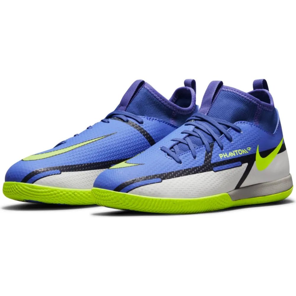 Nike Junior Phantom GT2 Academy IC - Sapphire-Volt-Grey