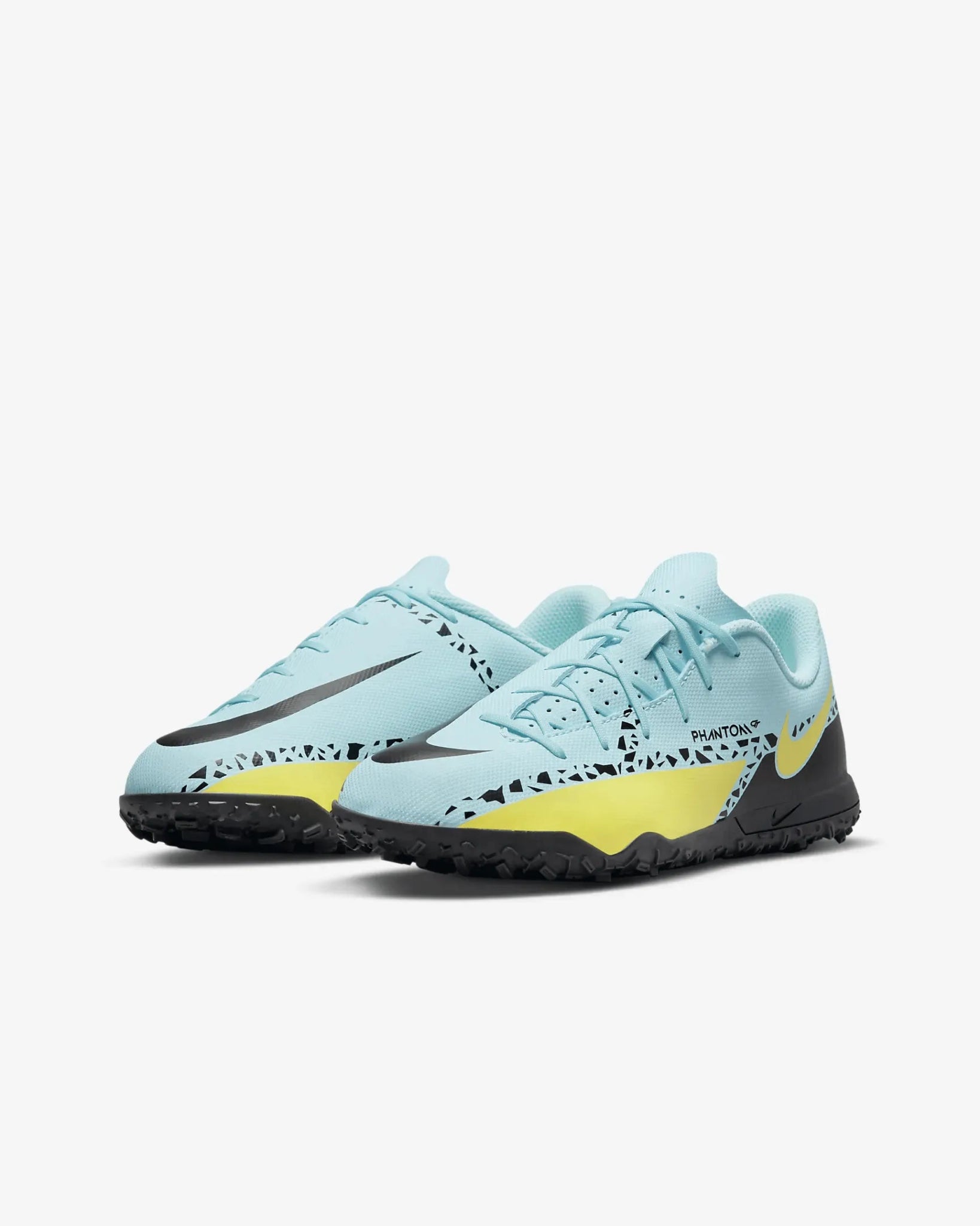 Nike Junior Phantom GT2 Club Turf Glacier Ice-Black