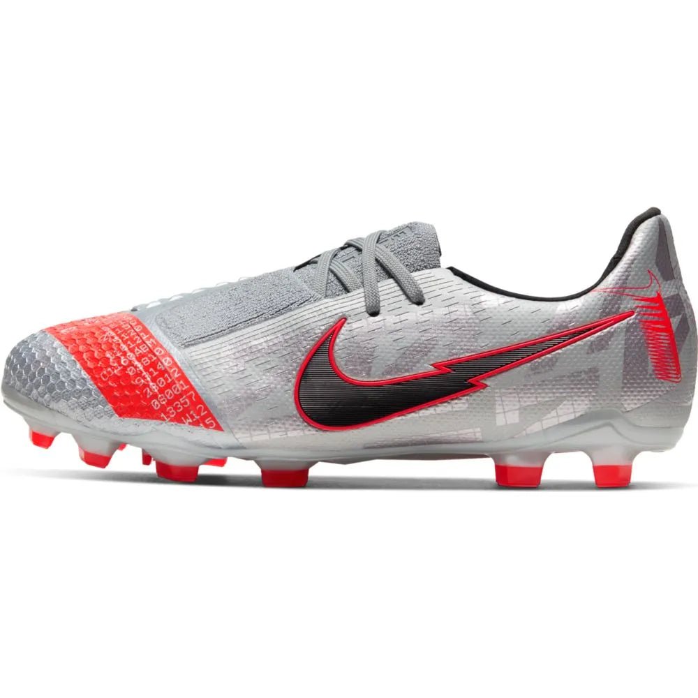 Nike Junior Phantom Venom Elite FG - Grey-Red