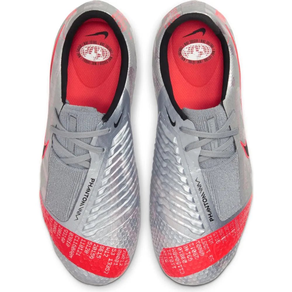 Nike Junior Phantom Venom Elite FG - Grey-Red
