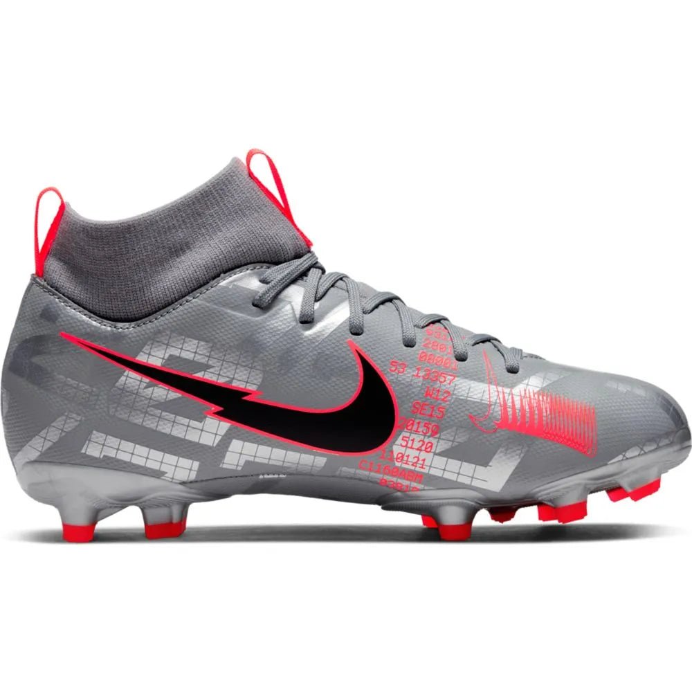 Nike JR Superfly 7 Academy FG - Grey-Red