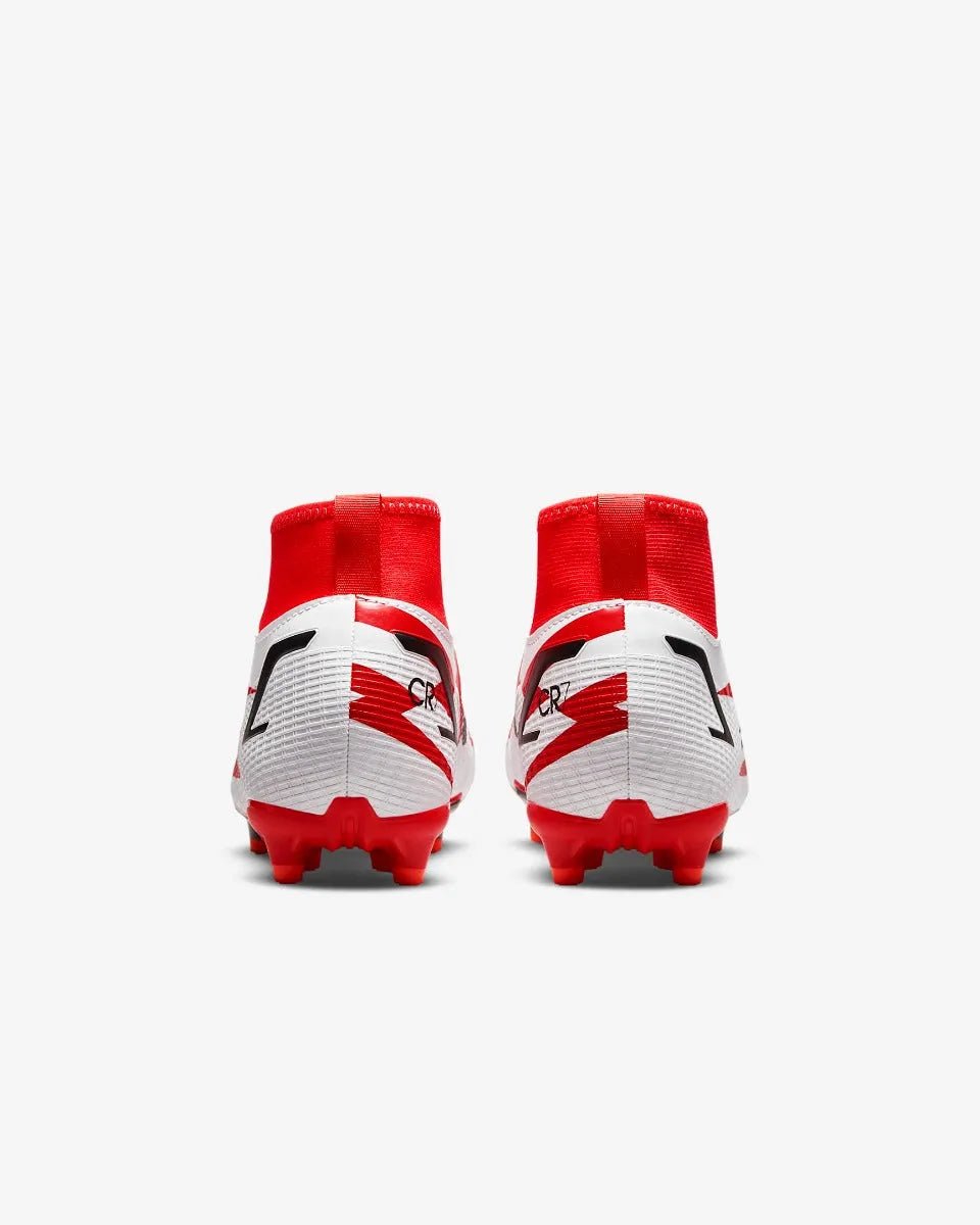 Nike JR Superfly 8 Academy CR7 FG-MG - Red-White