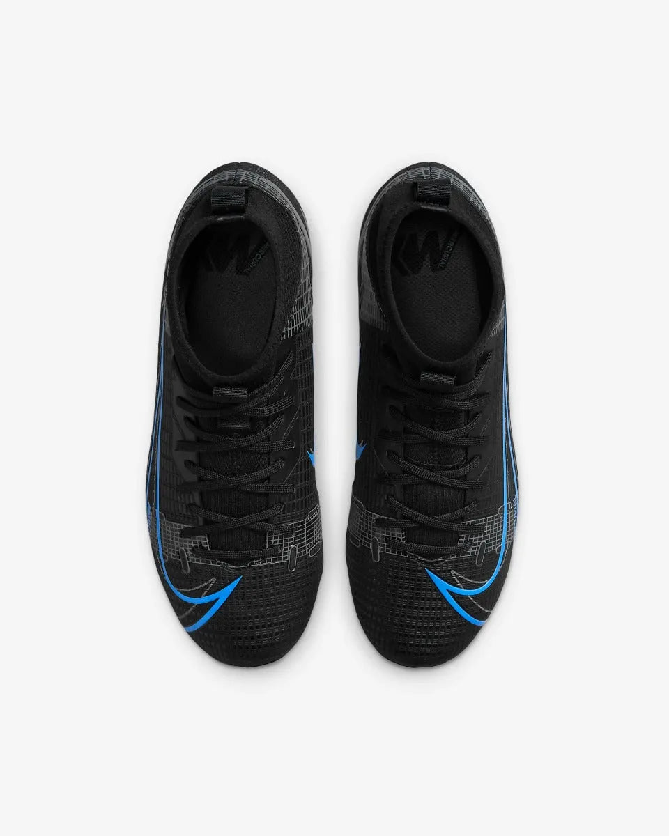 Nike JR Superfly 8 Academy FG-MG - Black-Blue