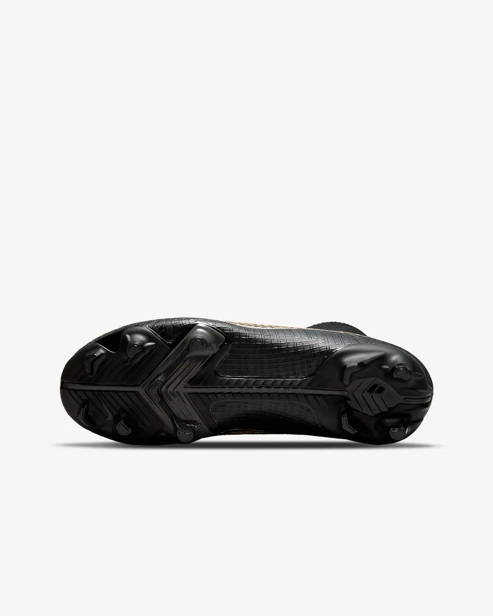 Nike Junior Superfly 8 Academy FG-MG - Black-Silver-Gold