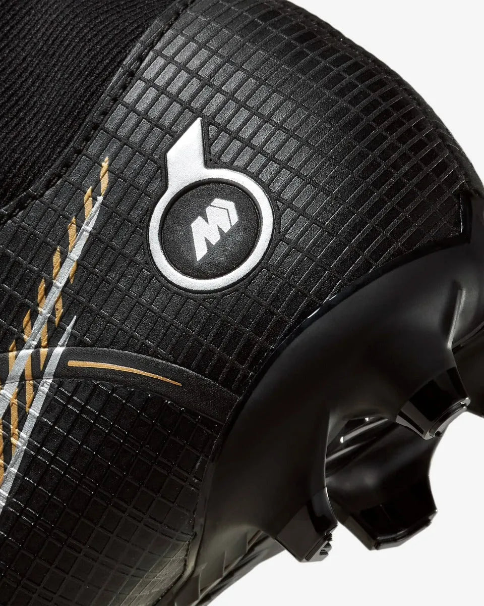 Nike Junior Superfly 8 Academy FG-MG - Black-Silver-Gold