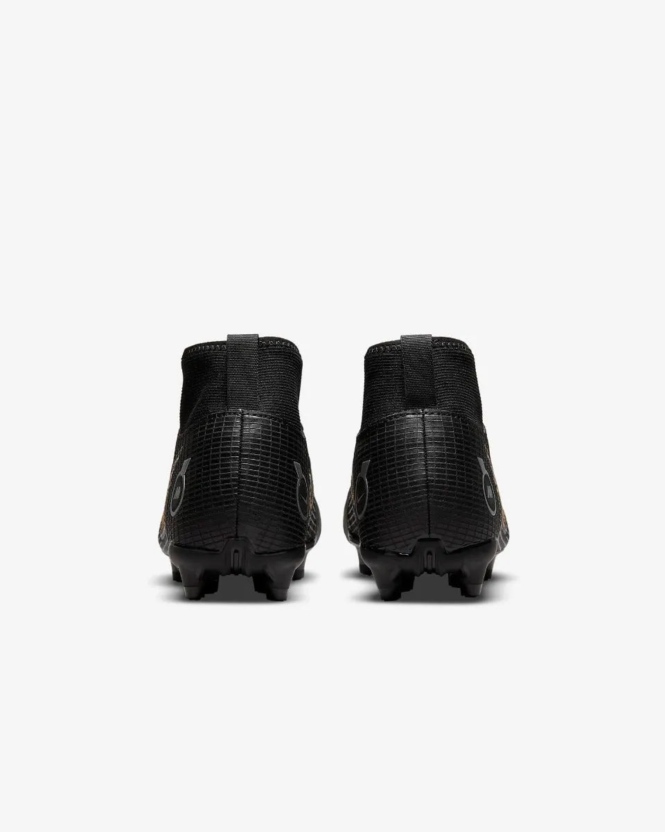 Nike Junior Superfly 8 Academy FG-MG - Black-Silver-Gold