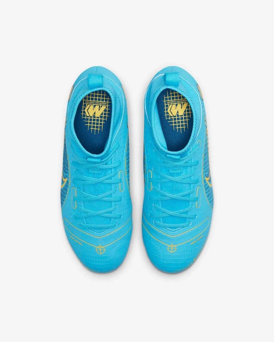 Nike JR Superfly 8 Academy FG-MG - Chlorine Blue-Laser Orange