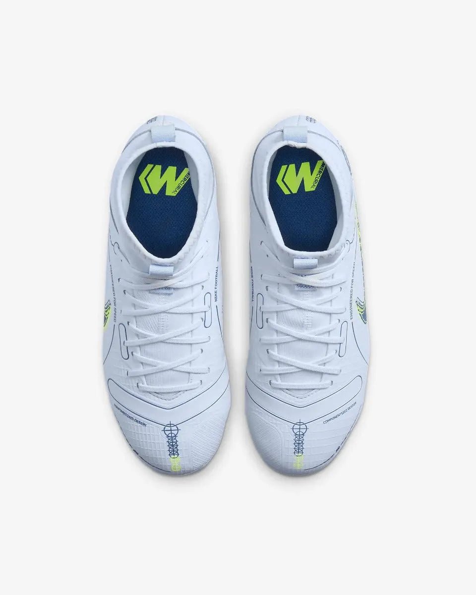 Nike Junior Superfly 8 Academy FG-MG - Grey-Blue