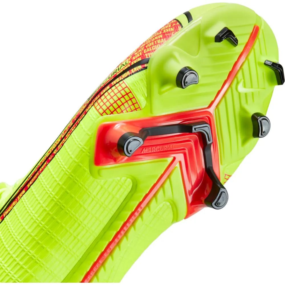 Nike JR Superfly 8 Academy FG-MG - Volt-Bright Crimson (Detail 1)