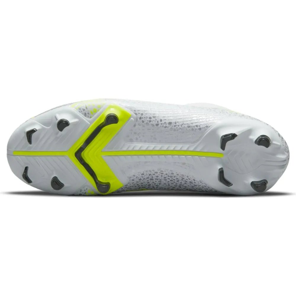 Nike JR Superfly 8 Academy FG-MG - White-Grey-Volt