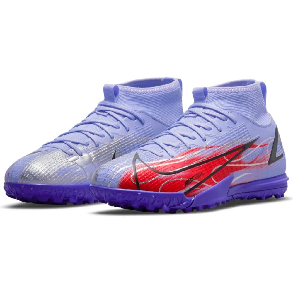 Nike Junior Superfly 8 Academy KM TF - Light Thistle-Bright Crimson