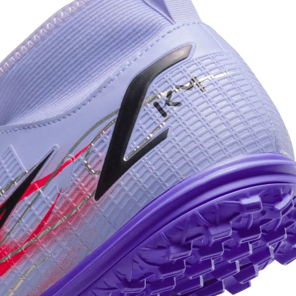 Nike Junior Superfly 8 Academy KM TF - Light Thistle-Bright Crimson