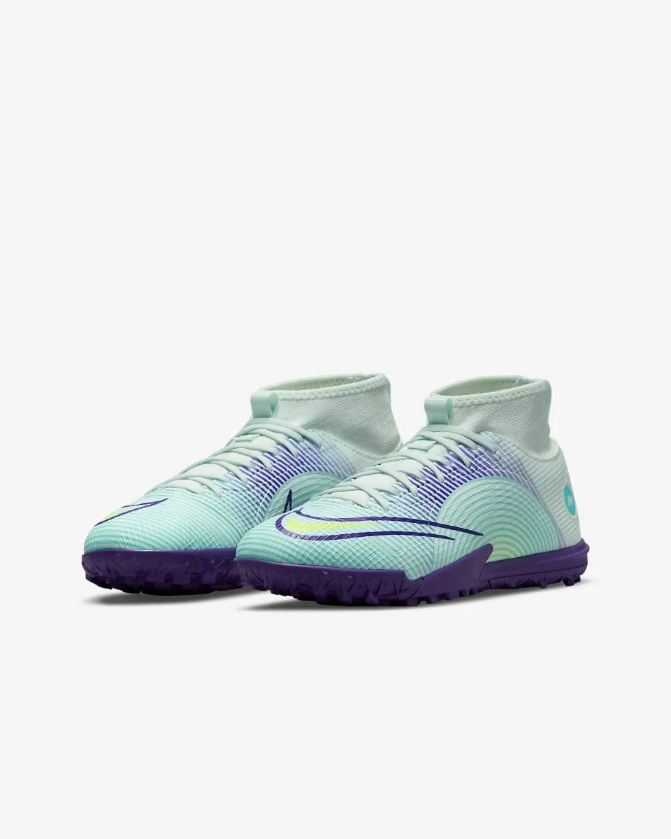 Nike Junior Superfly 8 Academy MDS Turf - Barely Green-Volt