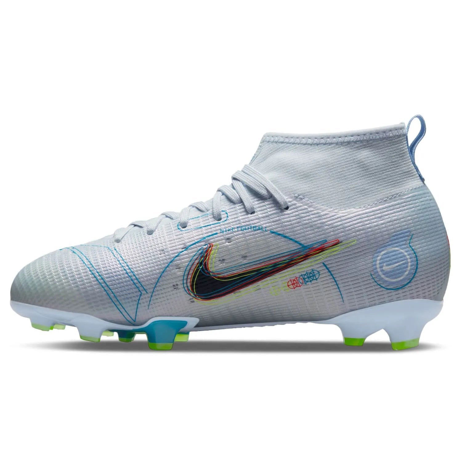 Nike Junior Superfly 8 Pro FG - Grey-Blue