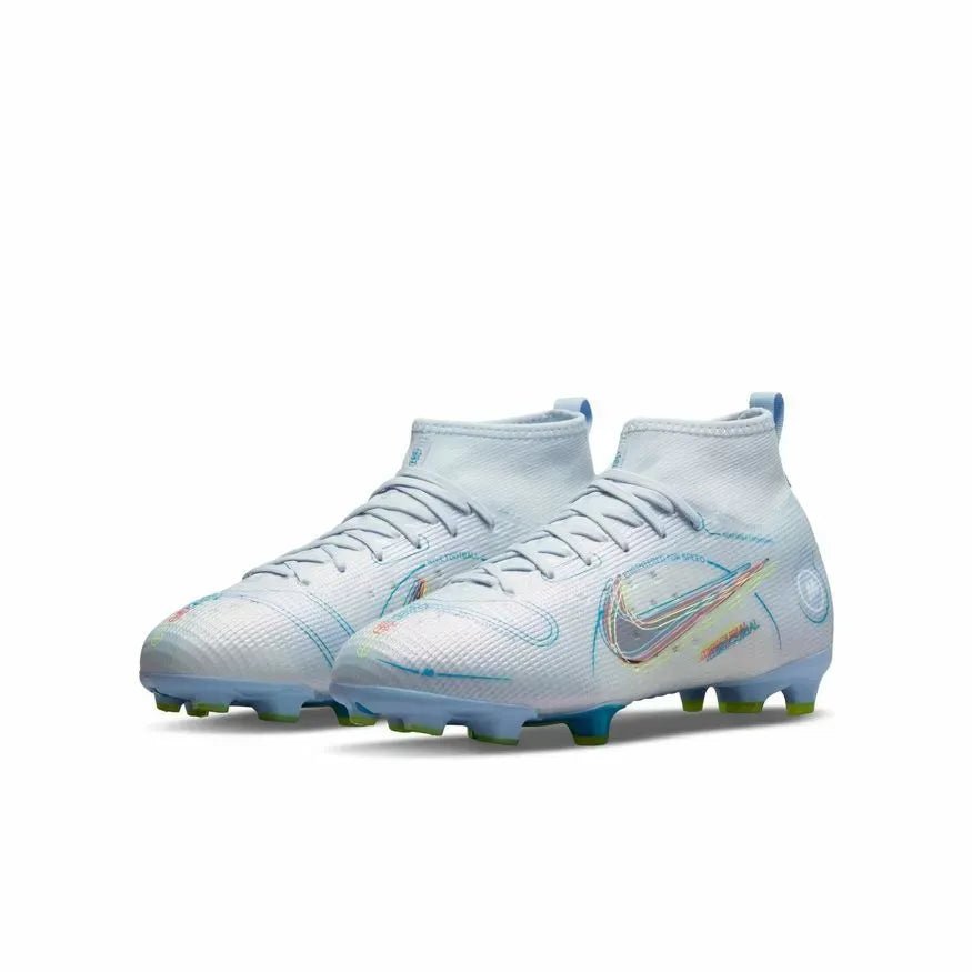 Nike Junior Superfly 8 Pro FG - Grey-Blue