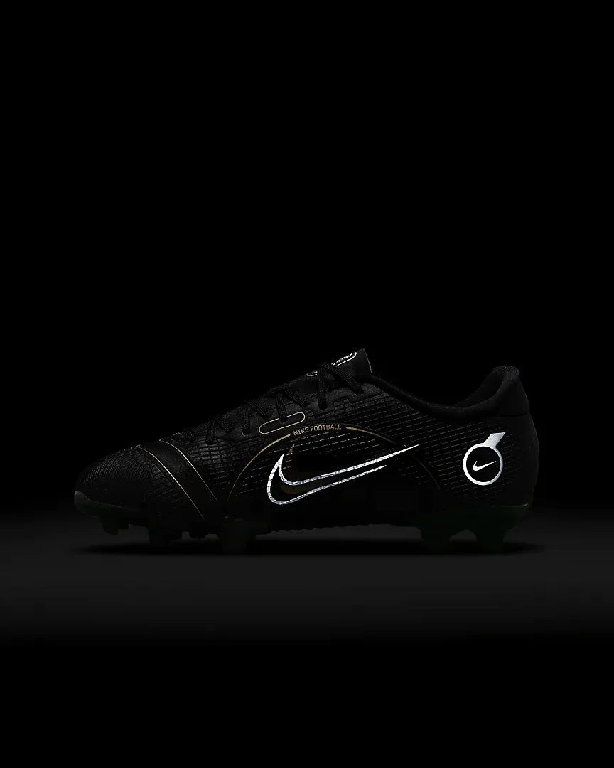 Nike Junior Vapor 14 Academy FG-MG - Black-Gold-Silver