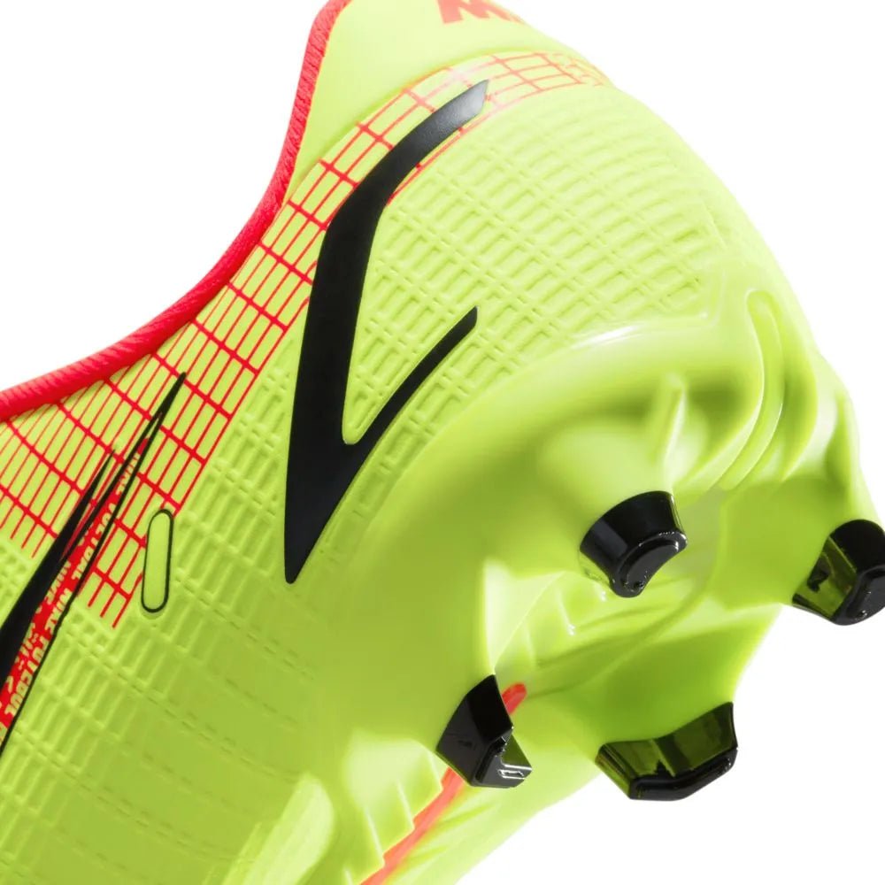 Nike JR Vapor 14 Academy FG-MG - Volt-Bright Crimson (Detail 3)