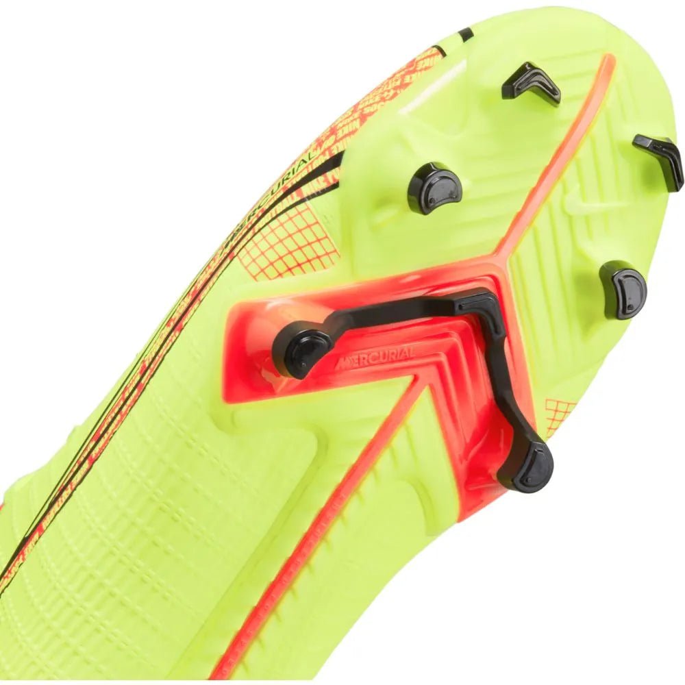 Nike JR Vapor 14 Academy FG-MG - Volt-Bright Crimson (Detail 1)