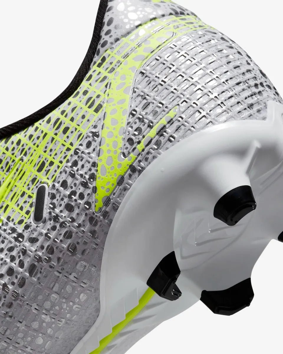 Nike JR Vapor 14 Academy FG-MG - White-Grey-Volt