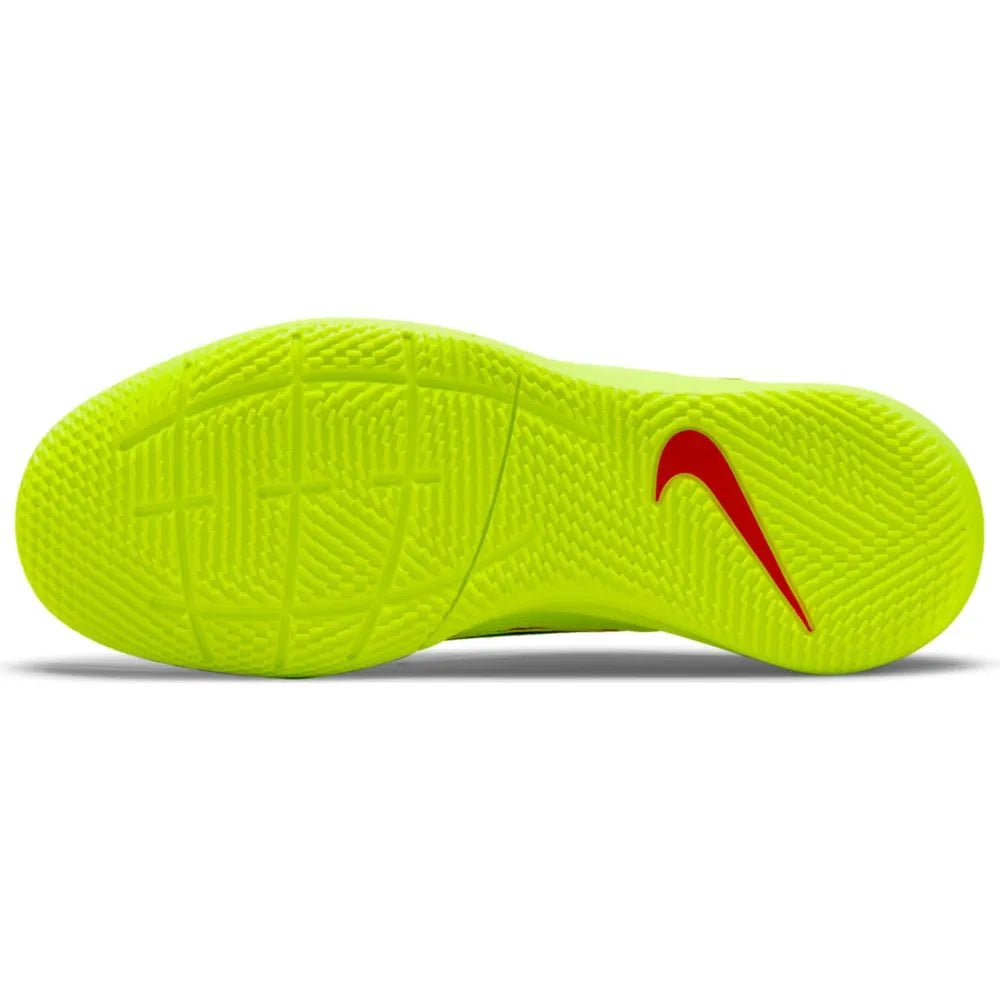 Nike Junior Vapor 14 Academy IC - Volt-Bright Crimson