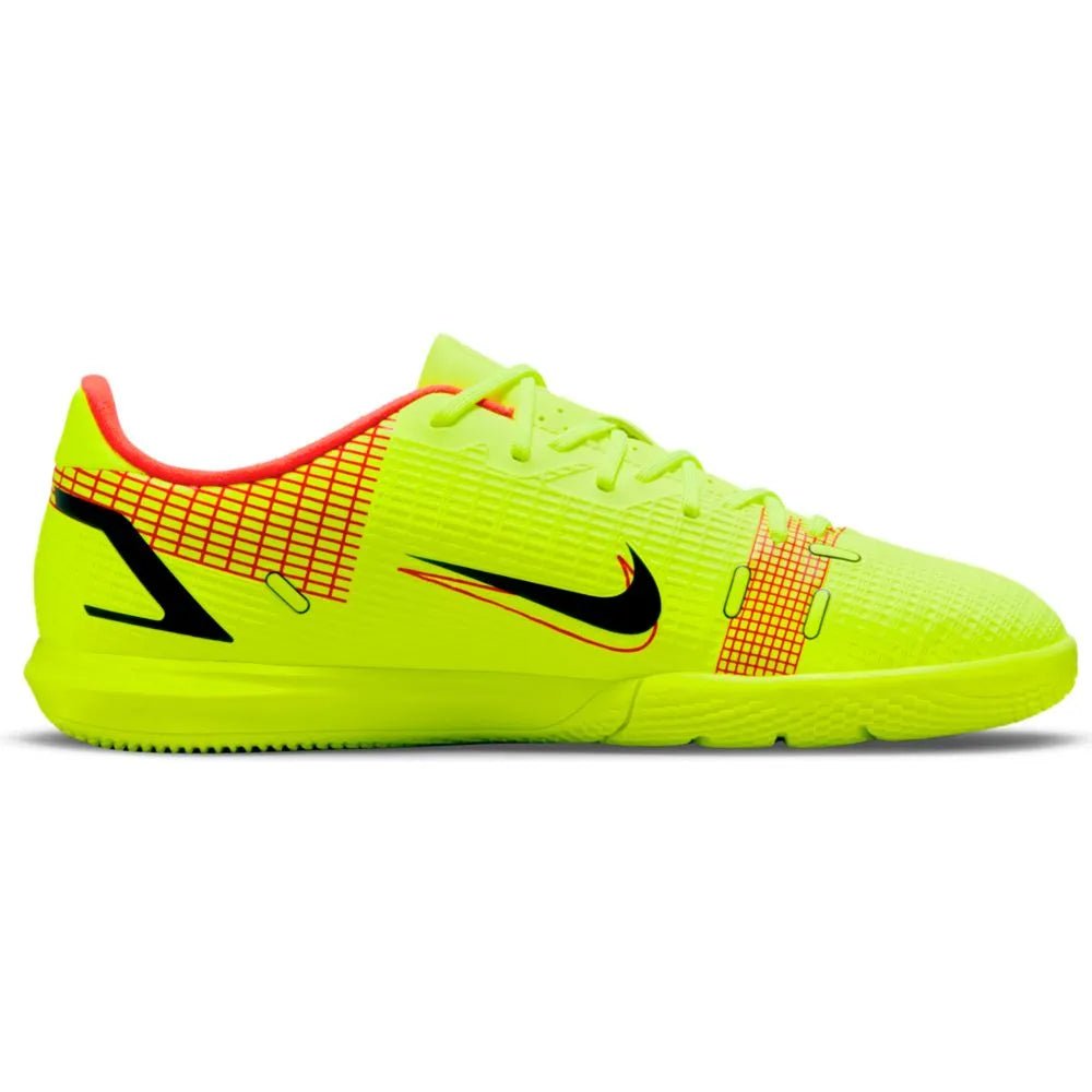 Nike JR Vapor 14 Academy IC - Volt-Bright Crimson (Side 2)