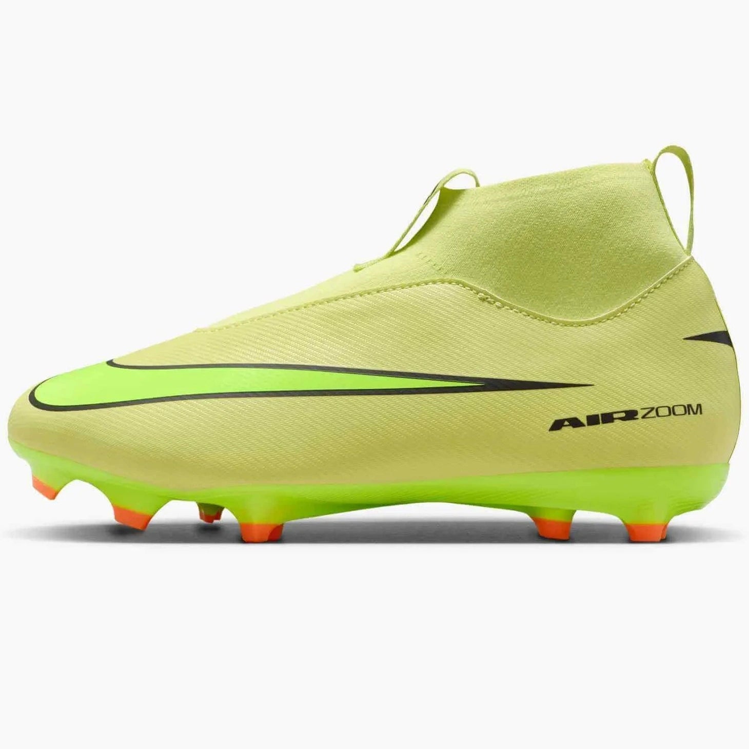 Nike JR Zoom Superfly 10 Academy Firm/Multi Ground Soccer Cleats - Max Voltage Pack (HO25) (Side 1)