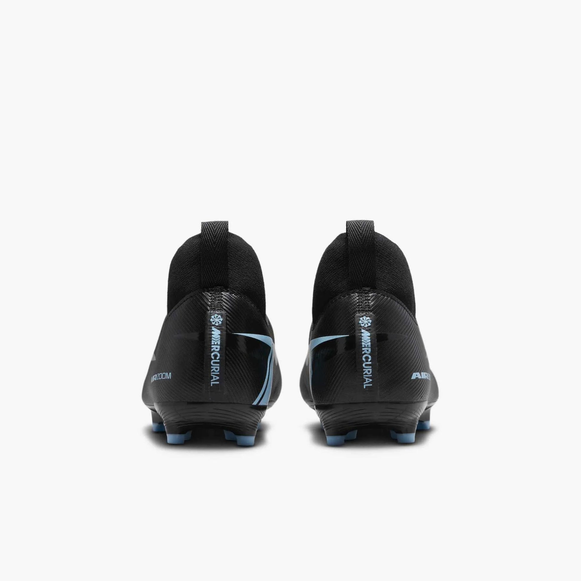 NIke JR Zoom Superfly 10 Academy Firm_Multi Ground Soccer Cleats - Shadow Pack (FA25) (Pair - Back)