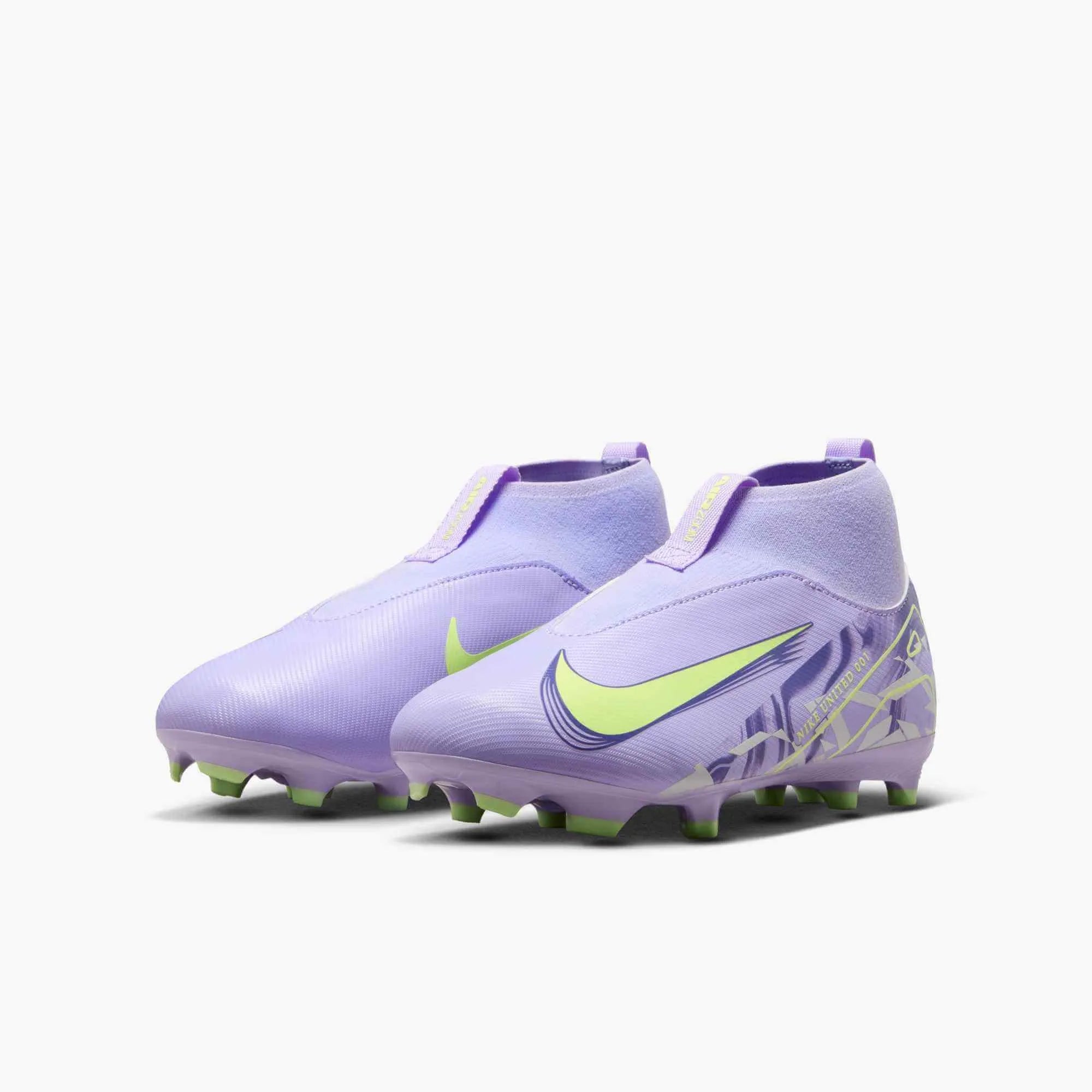 Nike Junior Zoom Superfly 10 Academy NU1 Firm/Multi Ground Soccer Cleats - United Pack (SP25)