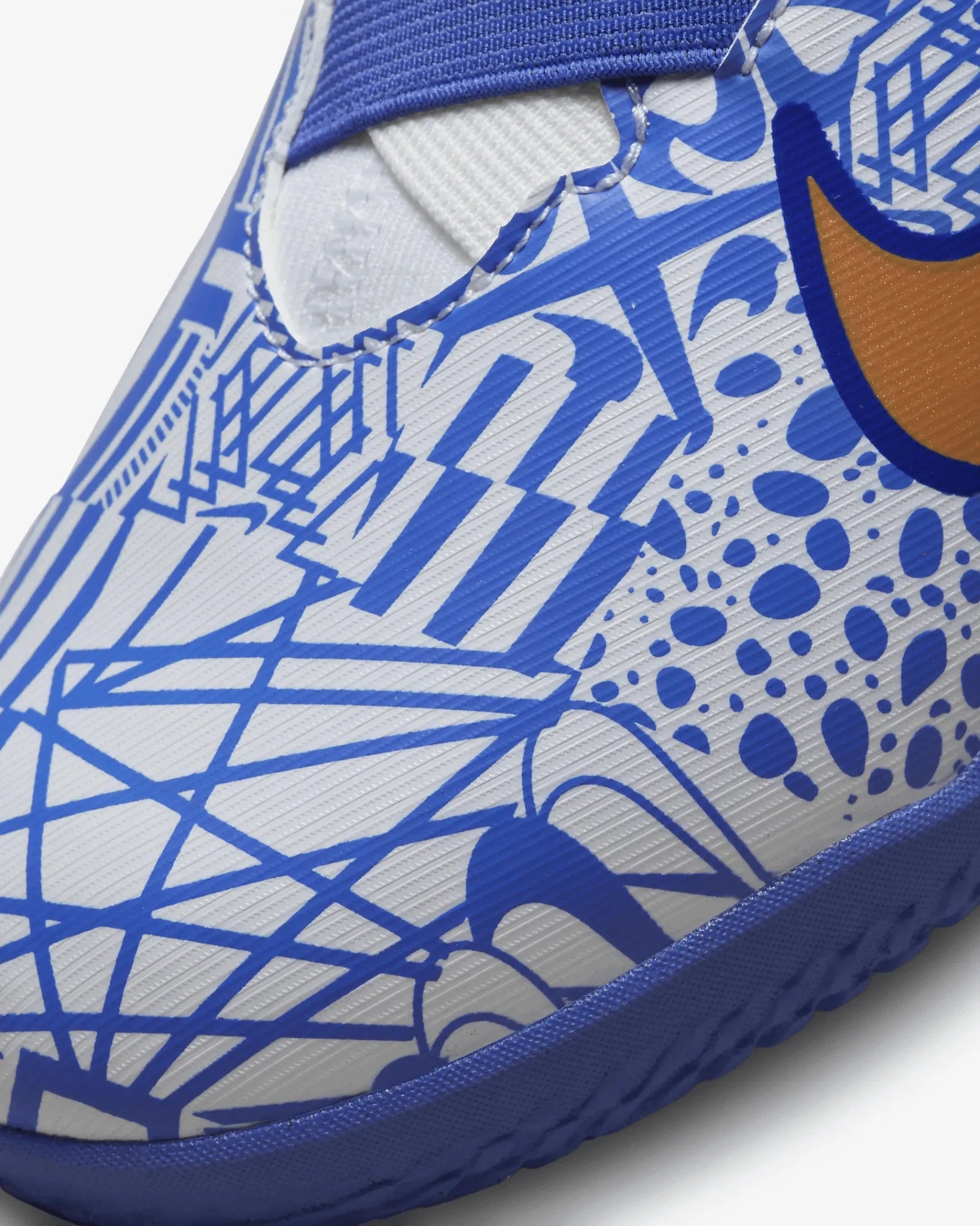 Nike Jr Zoom Vapor 15 Academy CR7 Indoor - White-Metallic Copper (Detail 1)