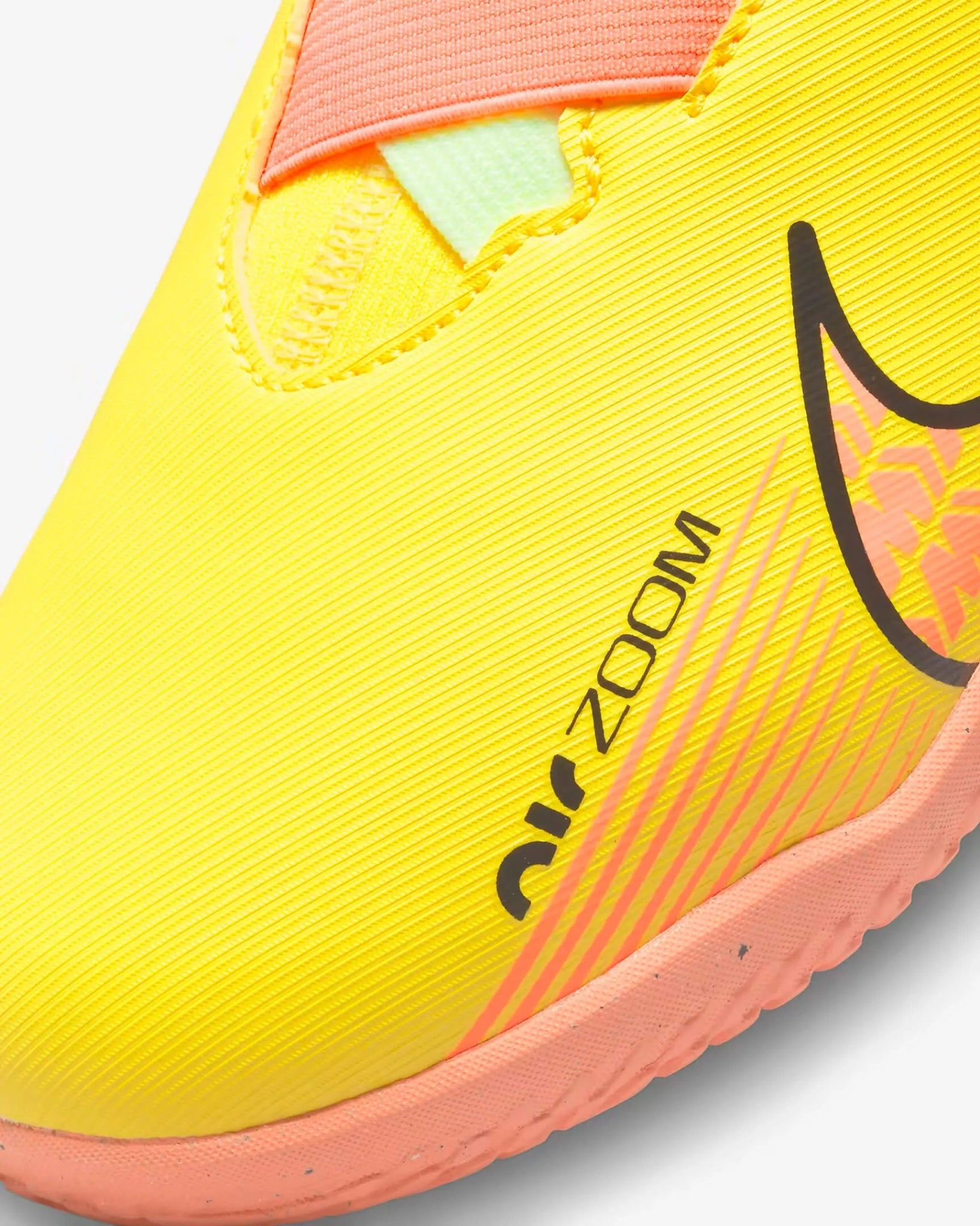 Nike Junior Zoom Vapor 15 Academy Indoor - Yellow Strike-Sunset Glow