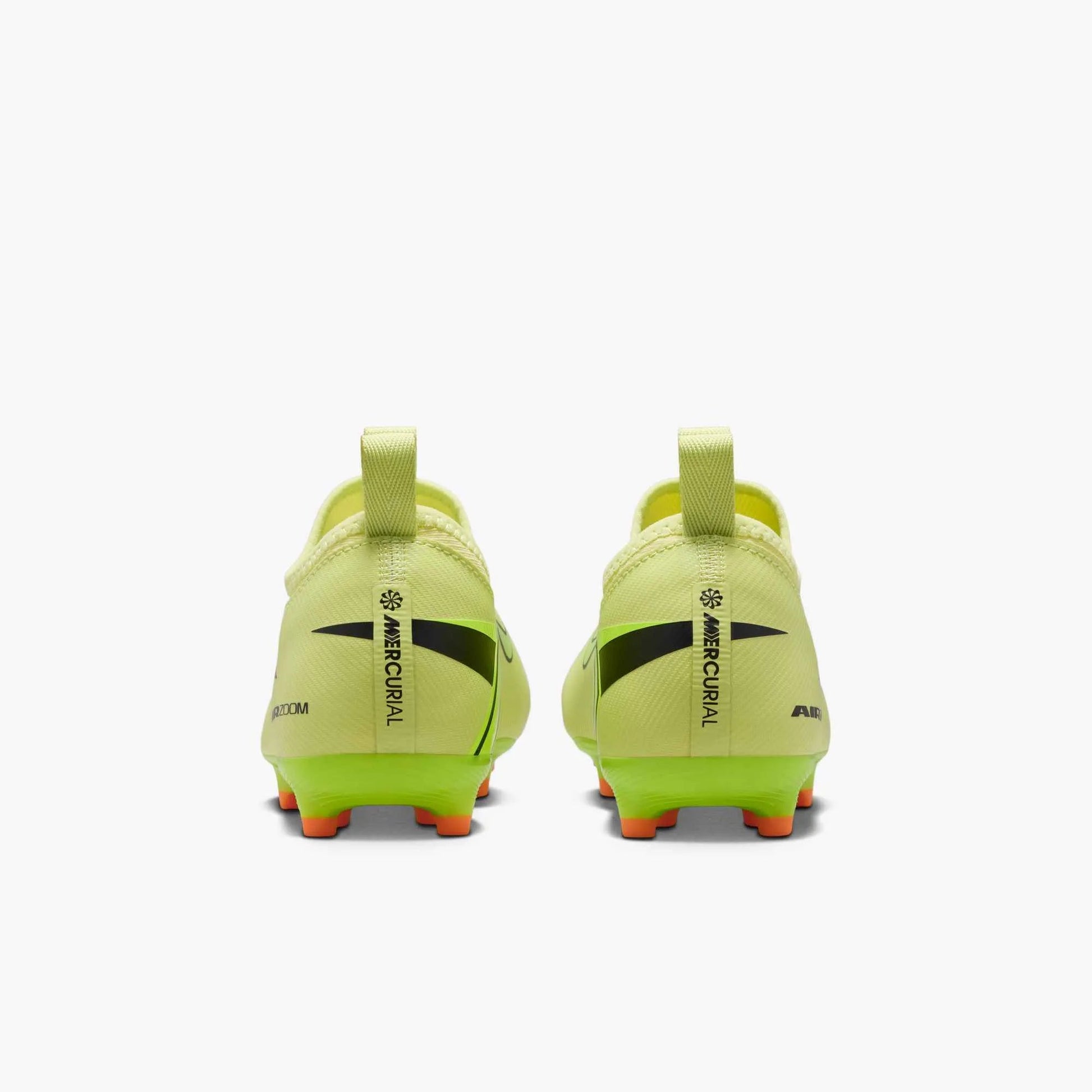 Nike JR Zoom Vapor 16 Academy Firm_Multi Ground Soccer Cleats - Max Voltage Pack (HO25) (Pair - Back)