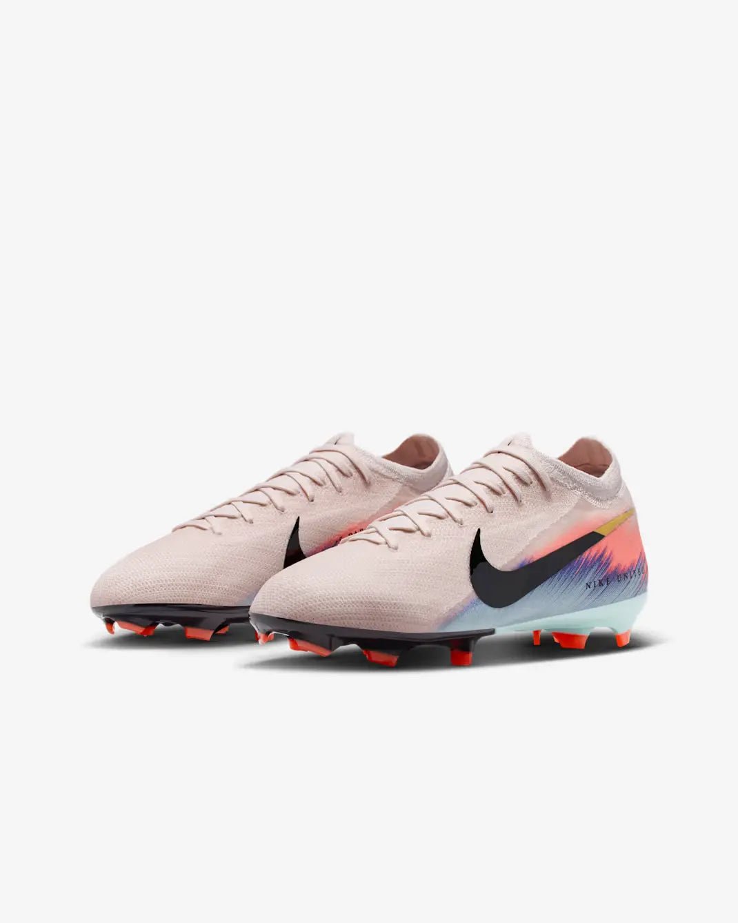 Nike JR Zoom Vapor 16 Pro Firm Ground Soccer Cleats - Nike United Pack Chapter 2 (HO25) (Pair - Lateral)