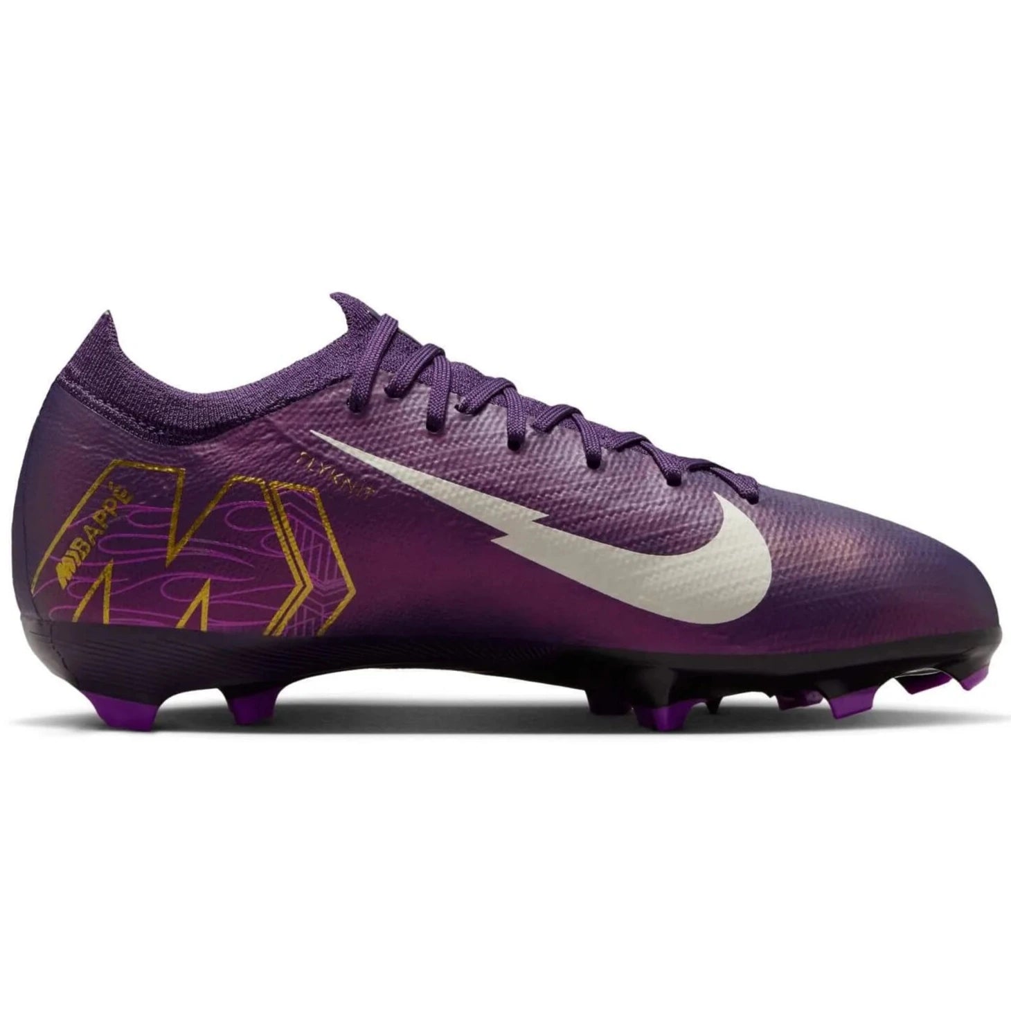 Nike JR Zoom Vapor 16 Pro KM Firm Ground Soccer Cleats - Mbappe PE (SU25) (Side 2)