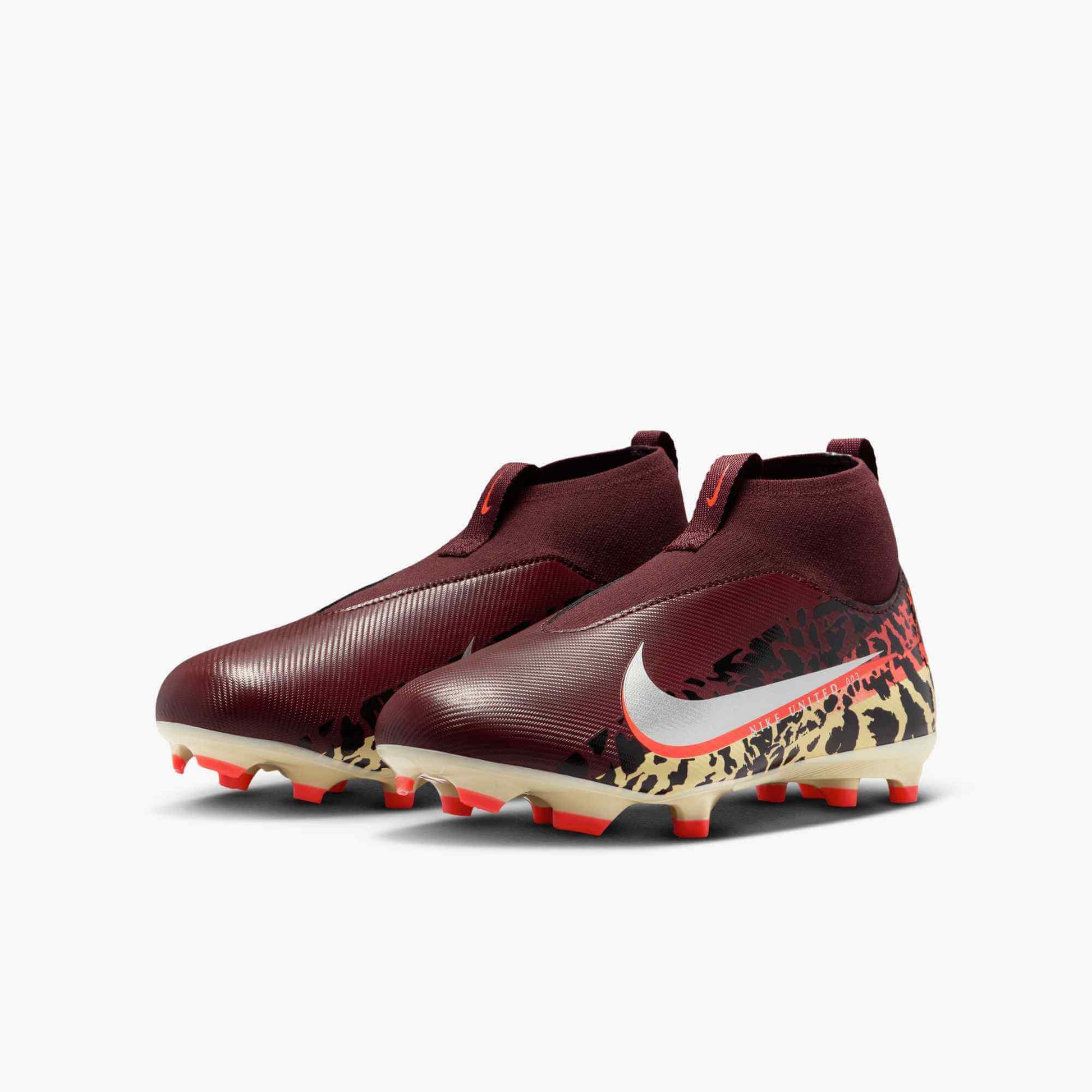 Nike Junior Zoom Superfly 10 Academy NU3 Firm_Multi Ground Soccer Cleats - United NU3 Pack (SU26) (Pair - Lateral)
