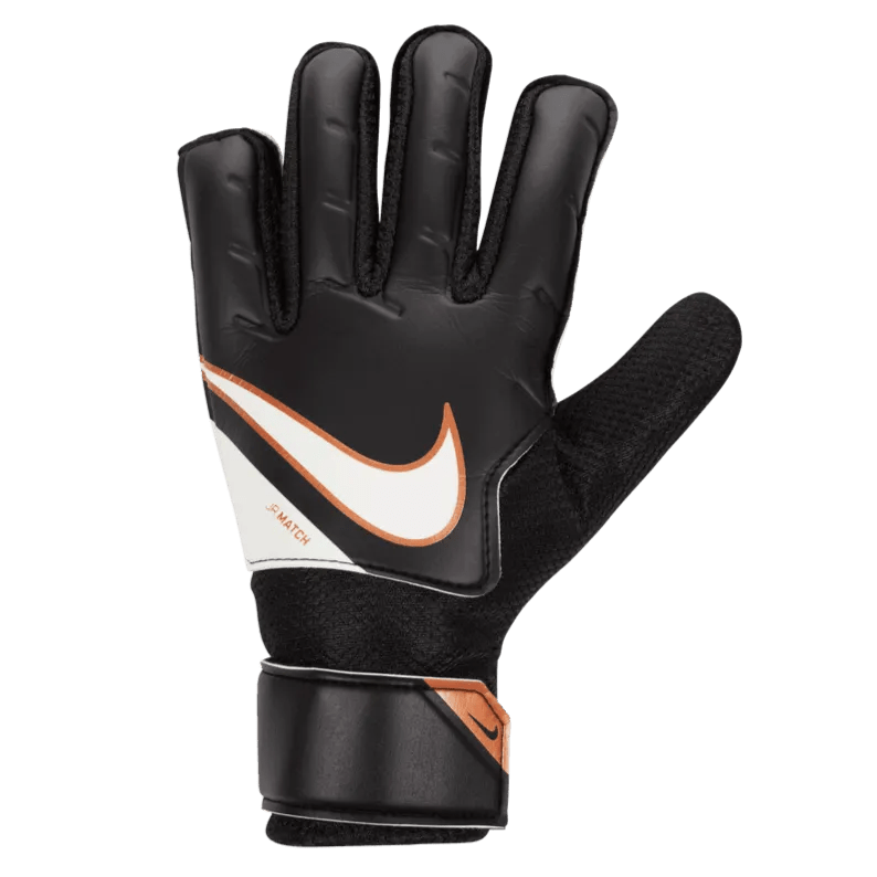 Nike Kids Goalkeeper Match Gloves - Black-Metallic Copper-White