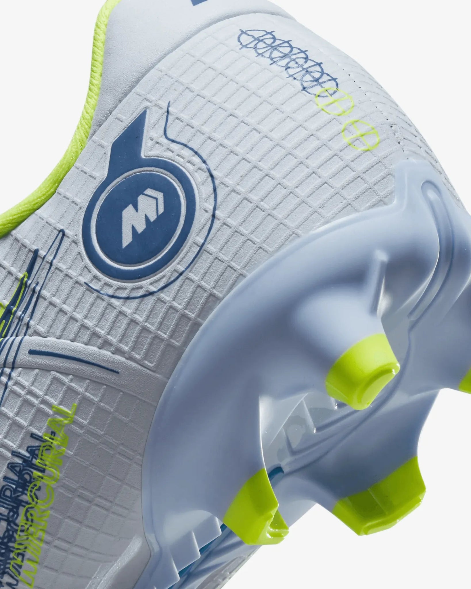 Nike Kids Mercurial Vapor 14 Academy FG-MG - Grey-Blue