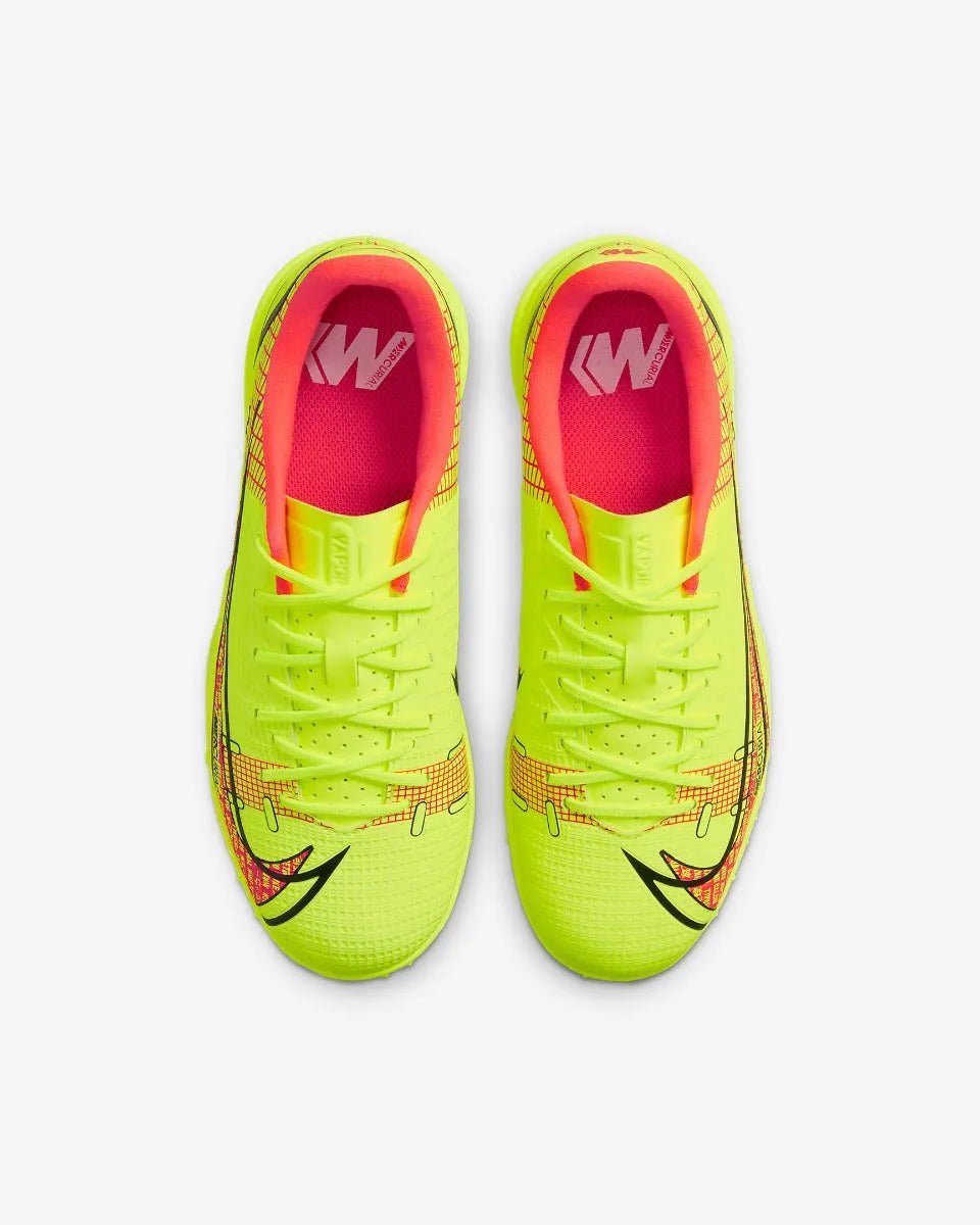 Nike Kids Superfly 8 Academy TF - Volt-Bright Crimson (Pair - Top)
